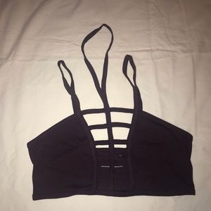 Dark purple bralette